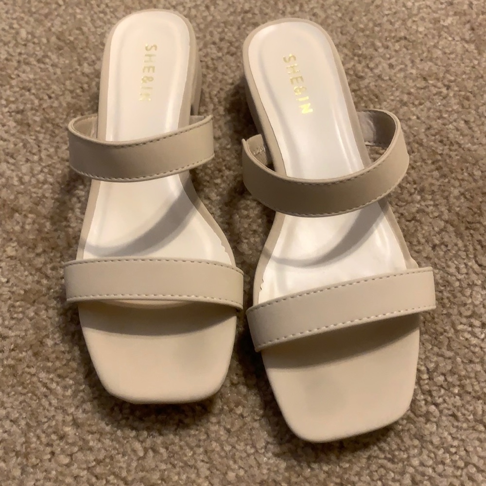 Tan sandals